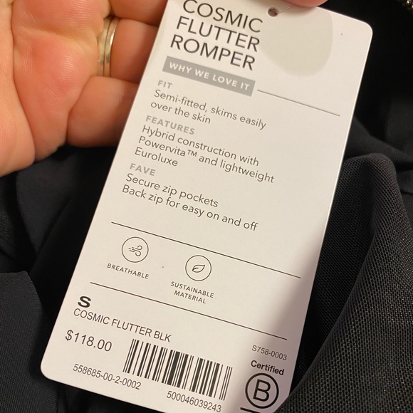 Athleta Cosmic Flutter Romper - Picture 7 of 12